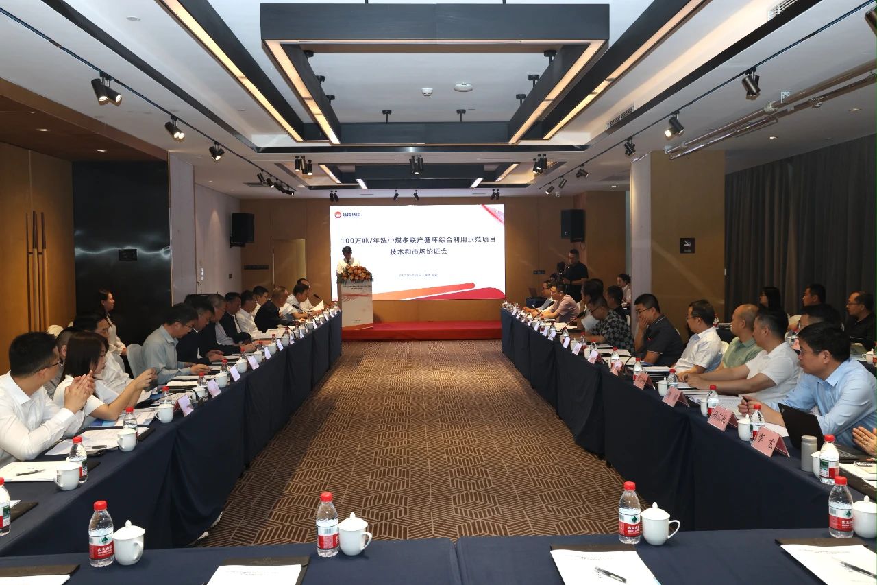 【论证会】延能100万吨/年洗中煤多联产循环综合利用示范项目技术和市场论证会顺利召开